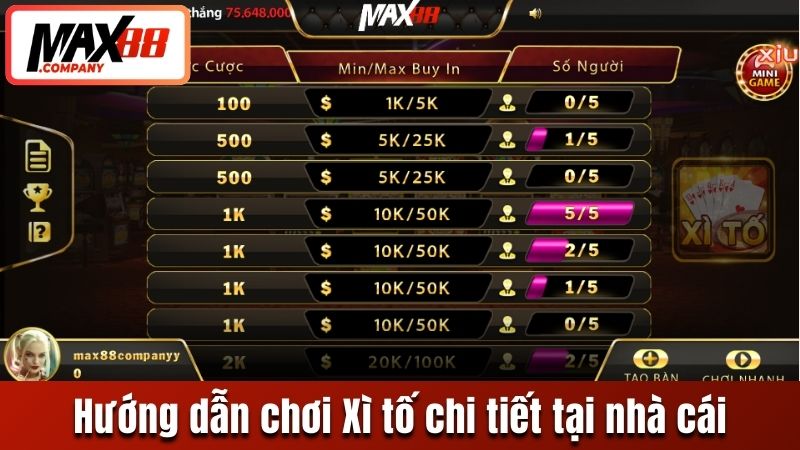 Các thao tác chơi Poker qua các vòng cụ thể tại nhà cái