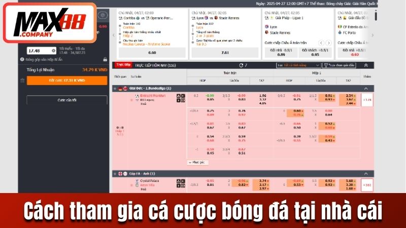 Cách để cá cược bóng đá cơ bản tại nhà cái