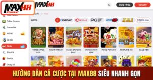 Hướng dẫn cá cược tại MAX88