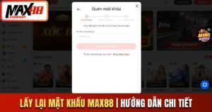 Lấy lại mật khẩu MAX88