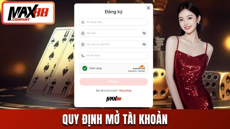 Quy định mở tài khoản