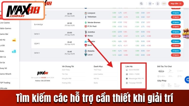 Tìm kiếm các hỗ trợ cần thiết khi giải trí